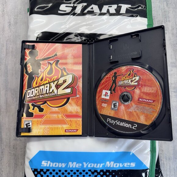Konami Playstation 2 Dance Dance Revolution Mat Pad & DDR Max 2 Game - Picture 2 of 6